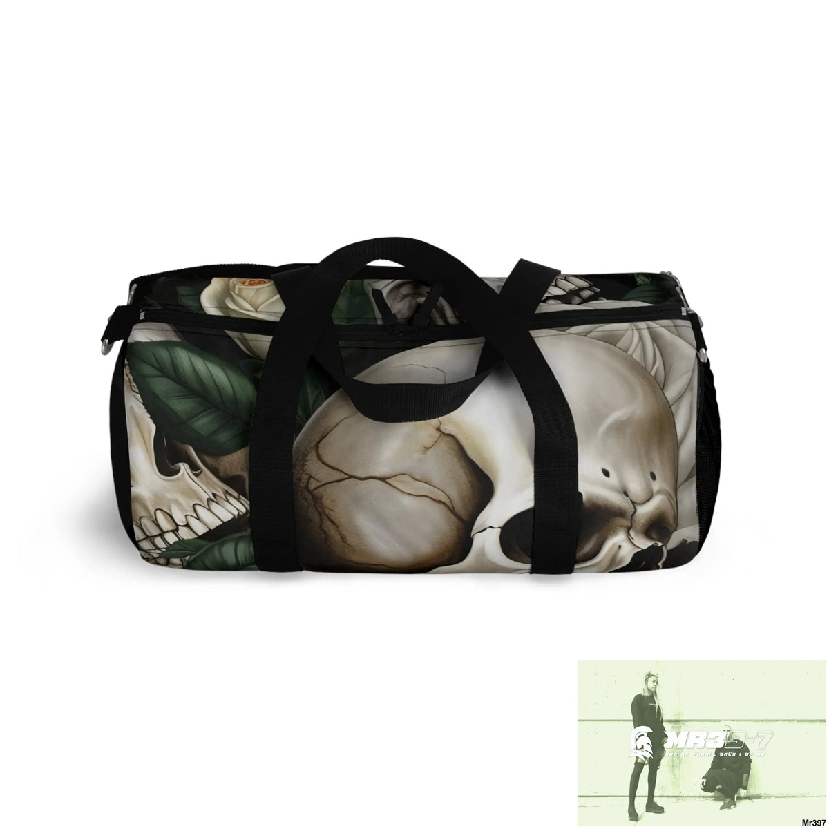 A Who Dares Wins ID RSF Gothic Skulls & Roses Duffel Bag Bags