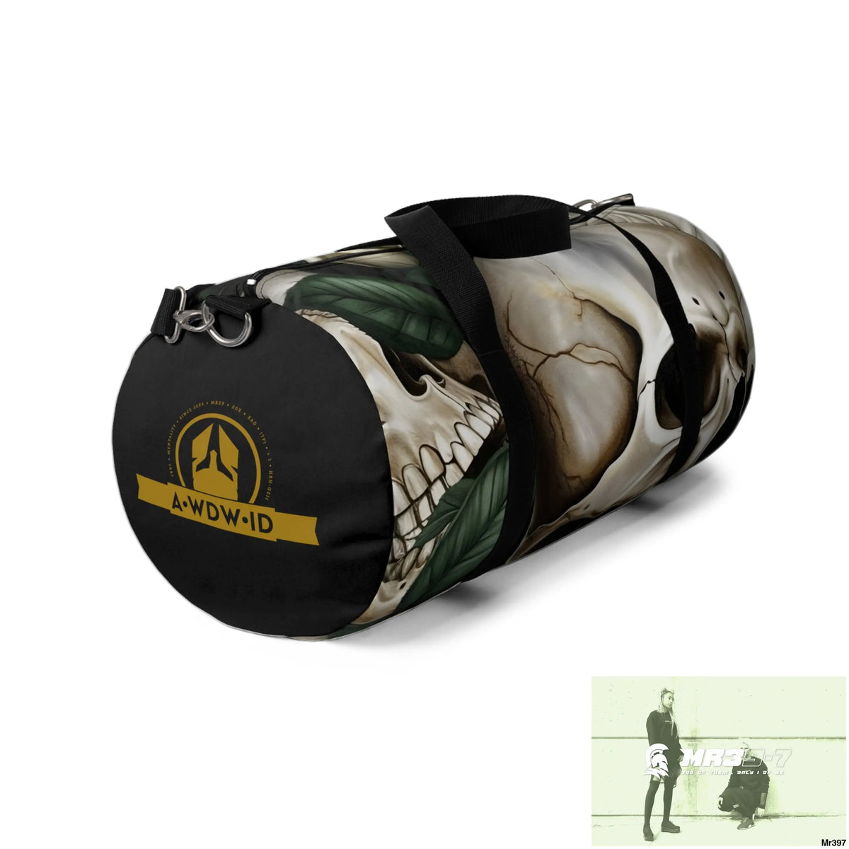 A Who Dares Wins ID RSF Gothic Skulls & Roses Duffel Bag Bags