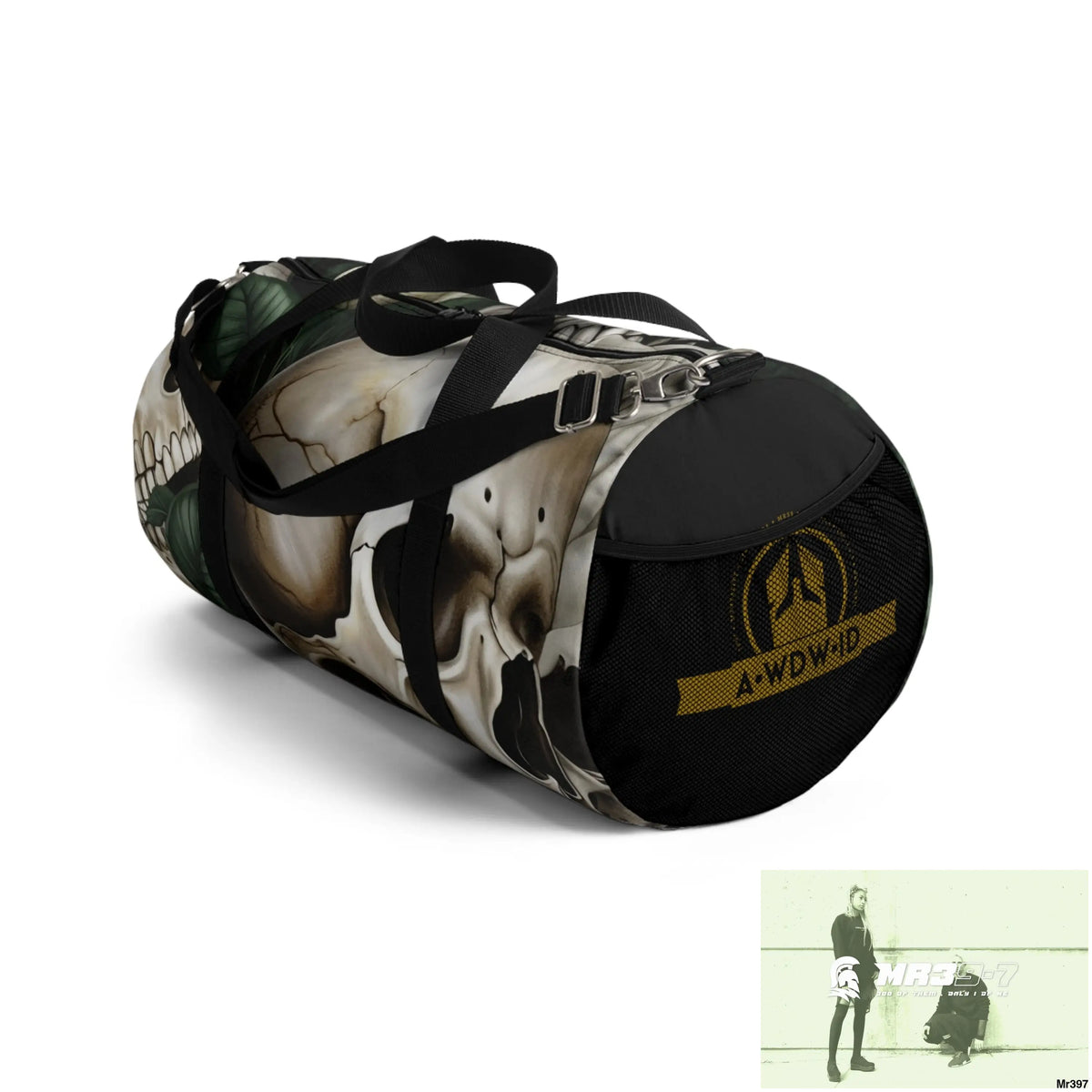 A Who Dares Wins ID RSF Gothic Skulls & Roses Duffel Bag Bags