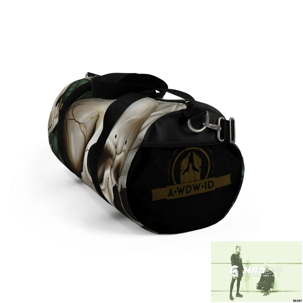 A Who Dares Wins ID RSF Gothic Skulls & Roses Duffel Bag Bags