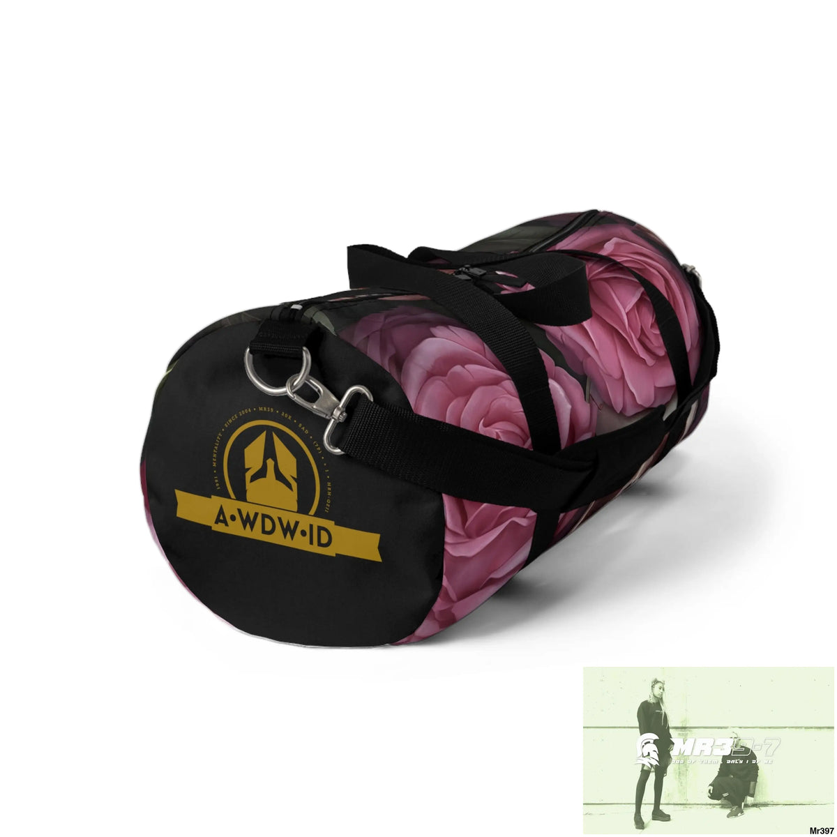 A Who Dares Wins ID RSF Gothic Skulls & Roses Duffel Bag Bags