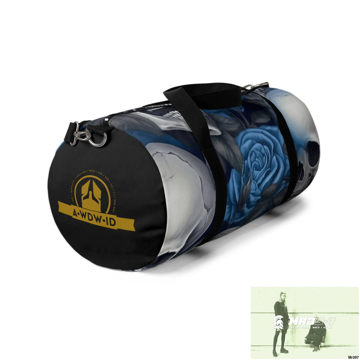 A Who Dares Wins ID RSF Gothic Skulls & Roses Duffel Bag Bags