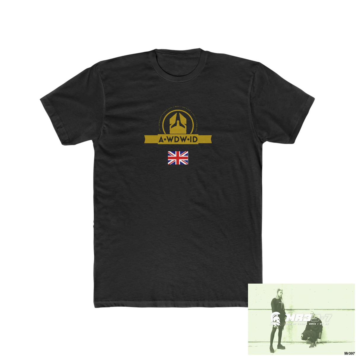 A Who Dares Wins ID RSF Kenya 2015 Nairobi Walk of Honour Mr Asia Nice Hair Crew Men’s Cotton Crew Tee Solid Black / XS