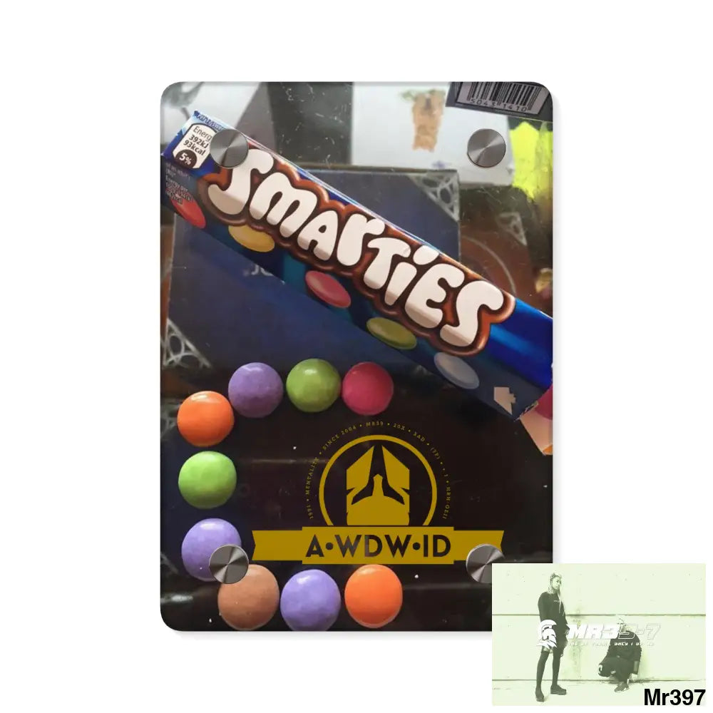 A Who Dares Wins (ID) RSF Kenya into Barmouth Off Train 2015.C3D Smarties Acrylic Wall Art Panels 5’’ x 7’’ (Vertical)