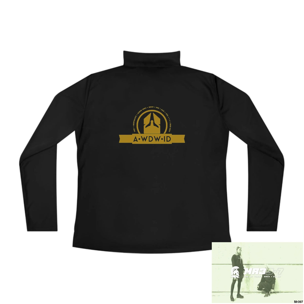 A Who Dares Wins (ID-RSF) Ladies Quarter-Zip Pullover Long-sleeve