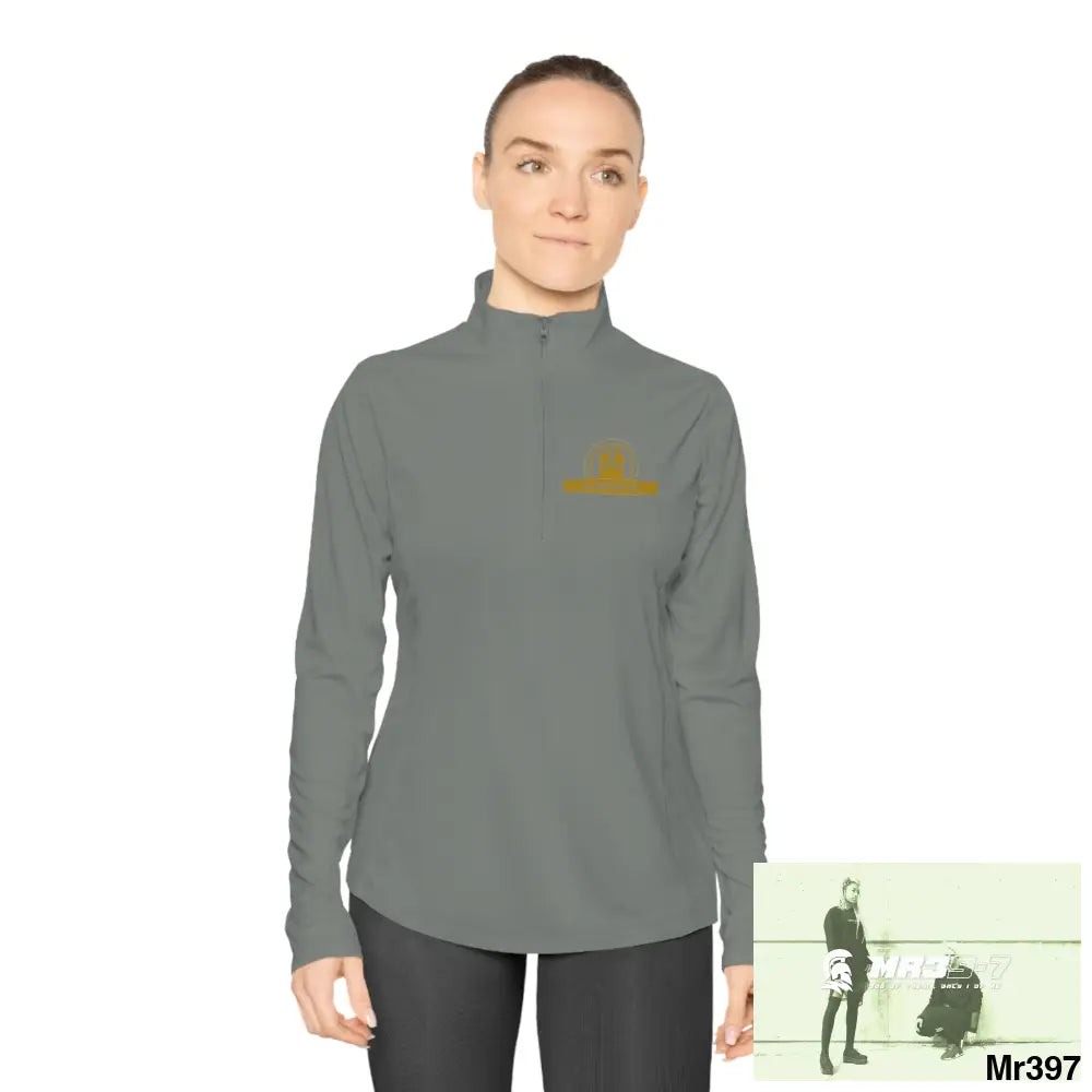 A Who Dares Wins (ID-RSF) Ladies Quarter-Zip Pullover Long-sleeve