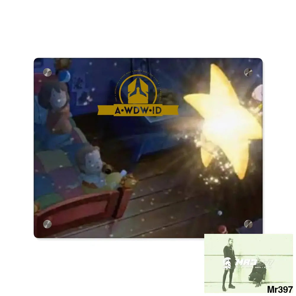 A Who Dares Wins (ID) RSF Laura’s Star Acrylic Wall Art Panels 14″ x 11″ (Horizontal) / 0.25’’ Home Decor