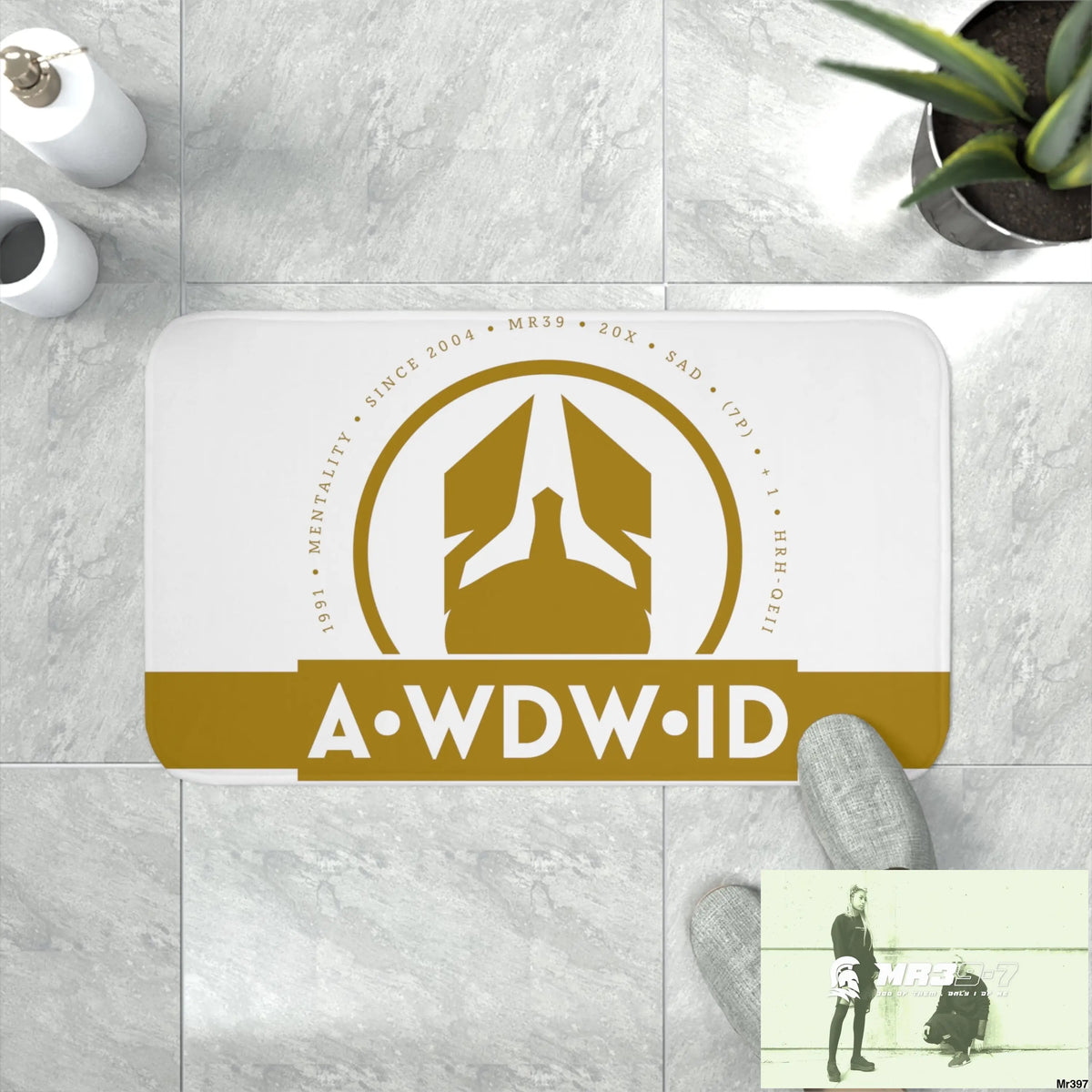 A Who Dares Wins ID RSF Memory Foam Bath Mat Home Decor