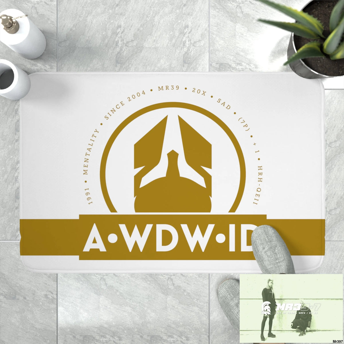 A Who Dares Wins ID RSF Memory Foam Bath Mat Home Decor
