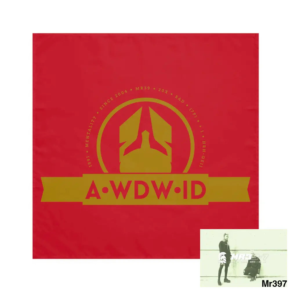 A Who Dares Wins ID RSF Napkins 4-piece set / White / 19’’ × 19’’ Accessories