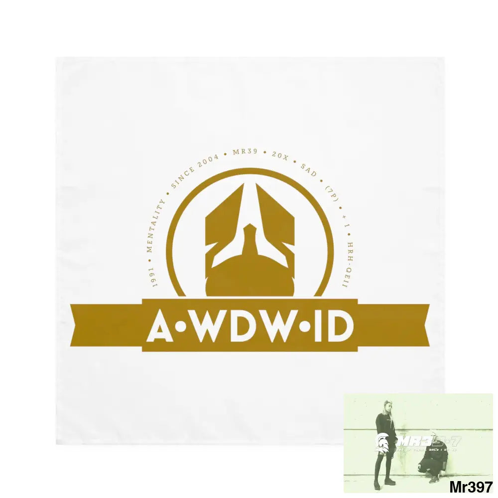 A Who Dares Wins ID RSF Napkins 4-piece set / White / 19’’ × 19’’ Accessories