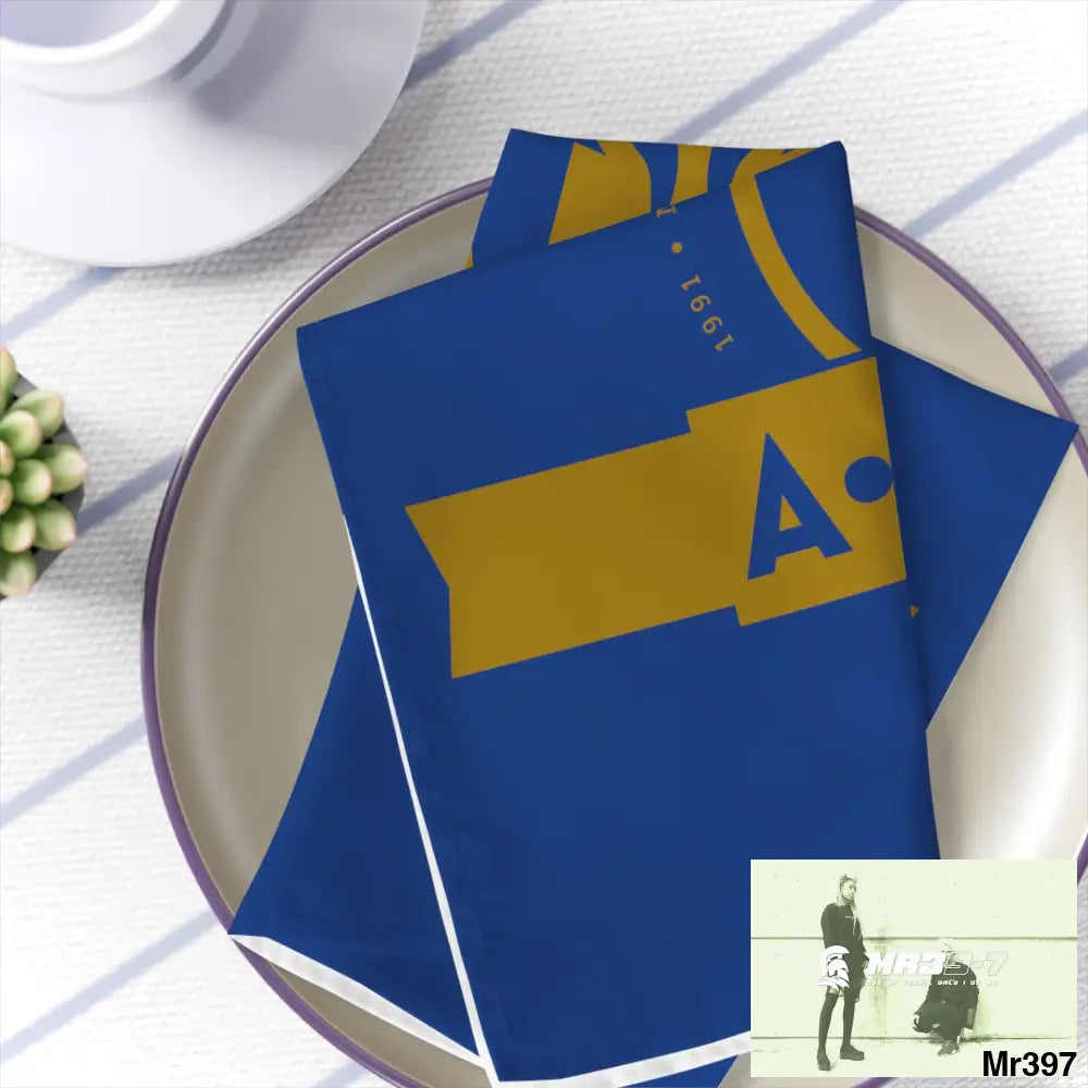 A Who Dares Wins ID RSF Napkins 4-piece set / White / 19’’ × 19’’ Accessories