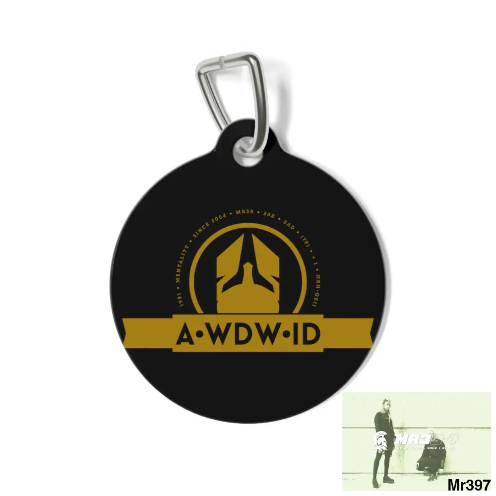 A Who Dares Wins ID RSF Pet Tag 1’’ Pets