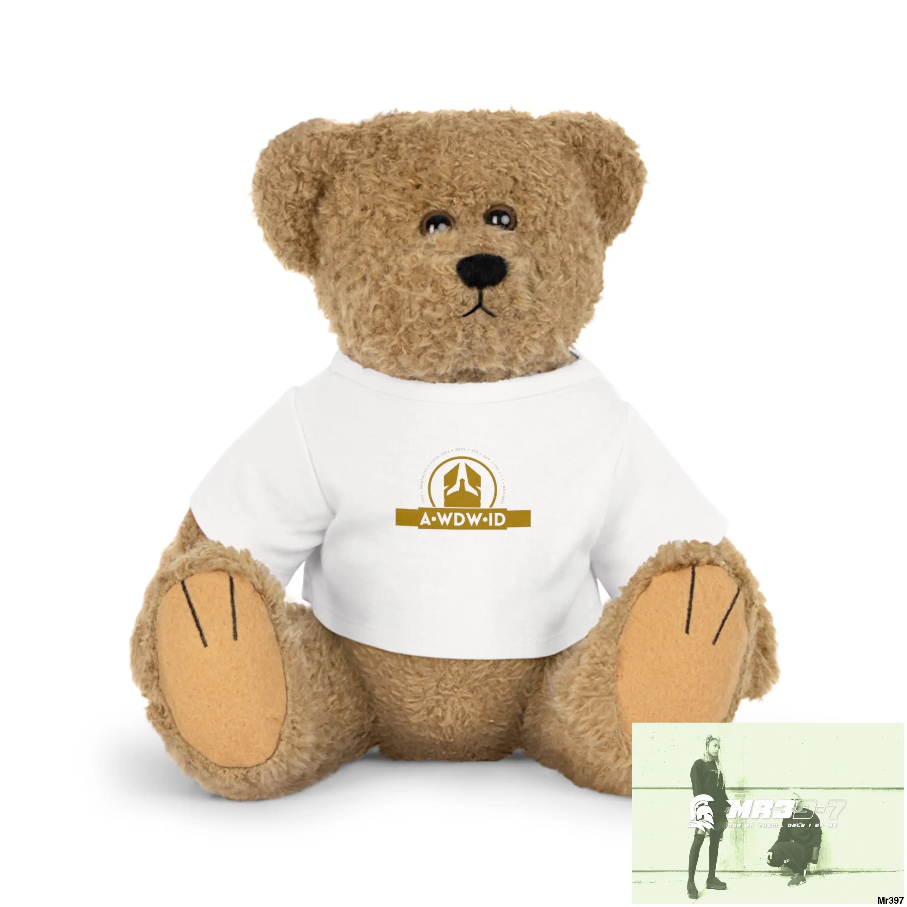 A Who Dares Wins ID RSF Plush Toy with T-Shirt Bear / White / One size Accessories