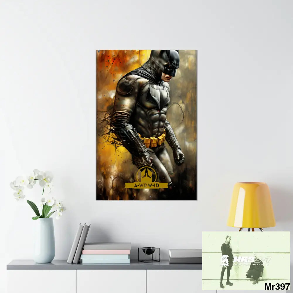 A Who Dares Wins ID RSF Super Resolution Batpain Steampunk Graphic Matte Vertical Posters 27’’ x 40’’ / Matte Poster