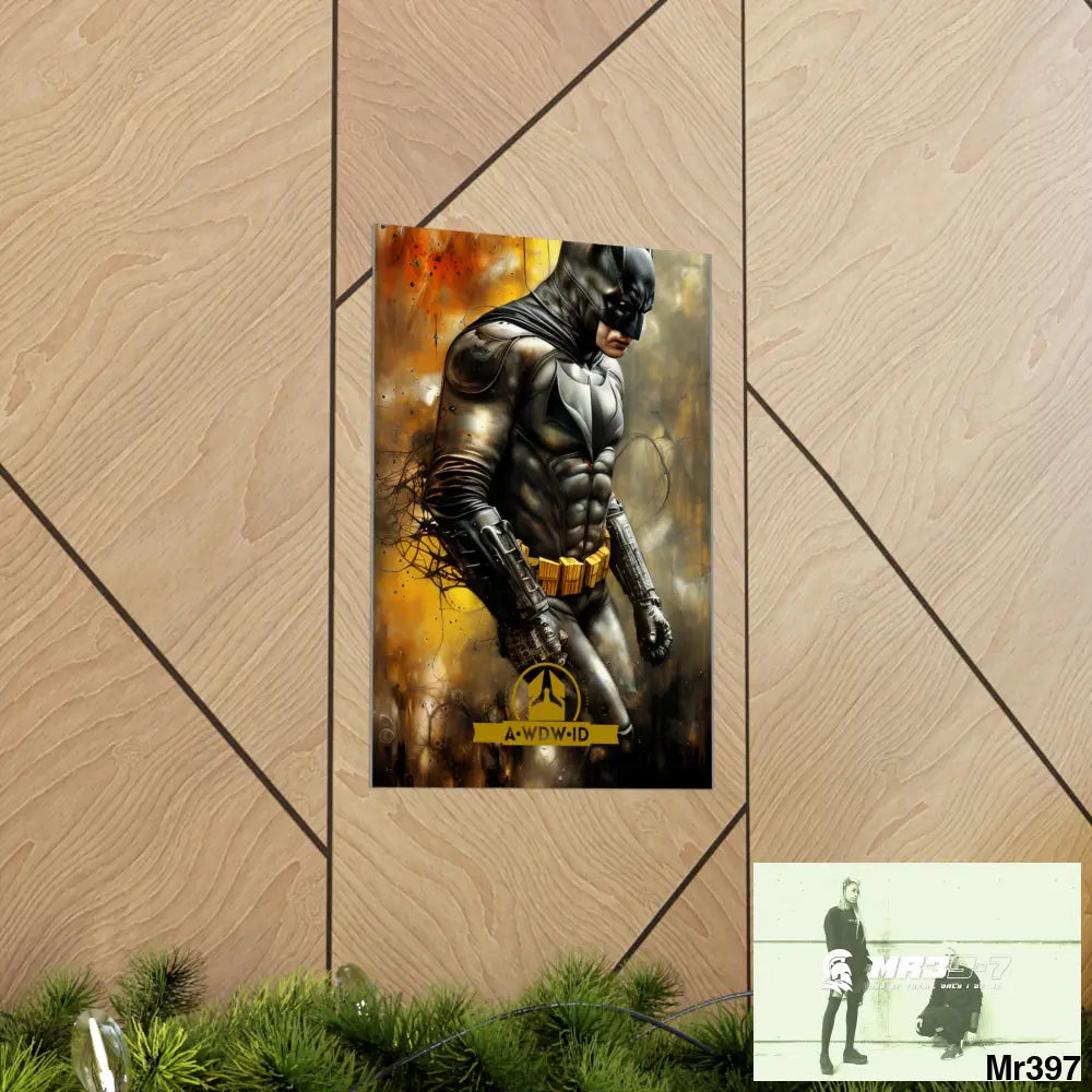 A Who Dares Wins ID RSF Super Resolution Batpain Steampunk Graphic Matte Vertical Posters Poster
