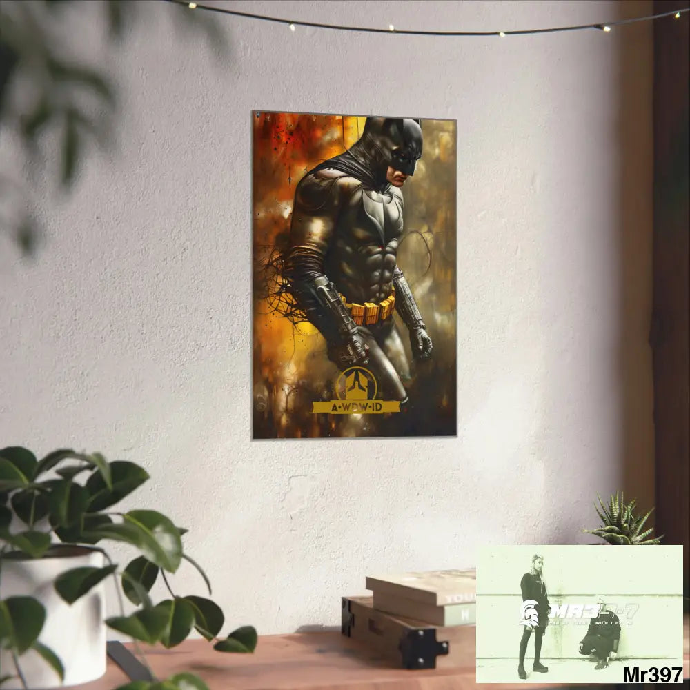 A Who Dares Wins ID RSF Super Resolution Batpain Steampunk Graphic Matte Vertical Posters Poster