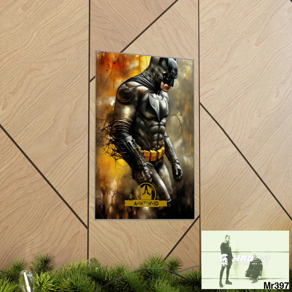 A Who Dares Wins ID RSF Super Resolution Batpain Steampunk Graphic Matte Vertical Posters Poster