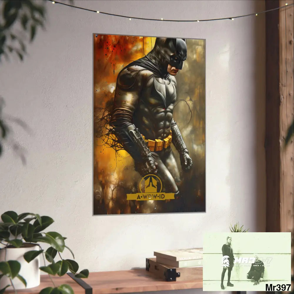 A Who Dares Wins ID RSF Super Resolution Batpain Steampunk Graphic Matte Vertical Posters Poster