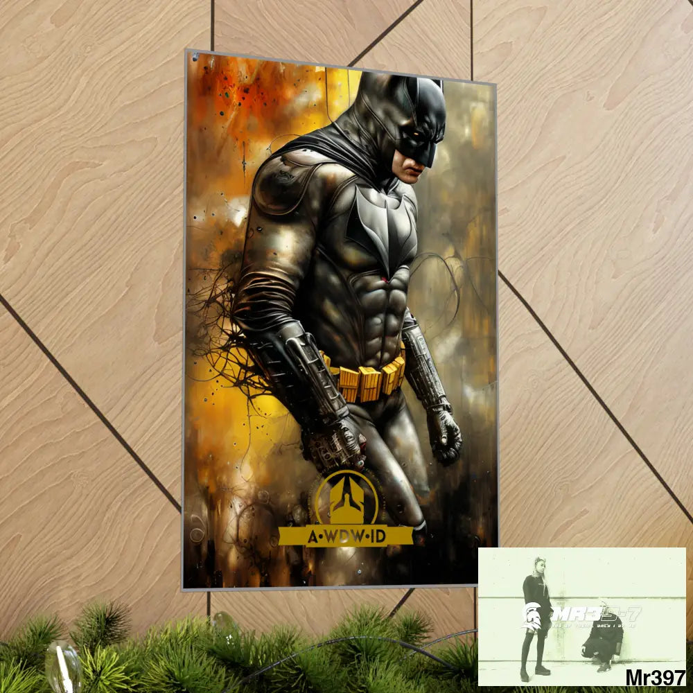 A Who Dares Wins ID RSF Super Resolution Batpain Steampunk Graphic Matte Vertical Posters Poster