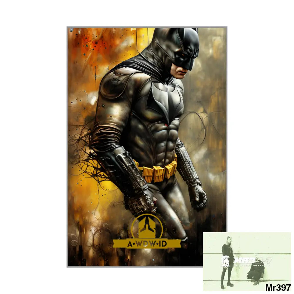 A Who Dares Wins ID RSF Super Resolution Batpain Steampunk Graphic Matte Vertical Posters Poster