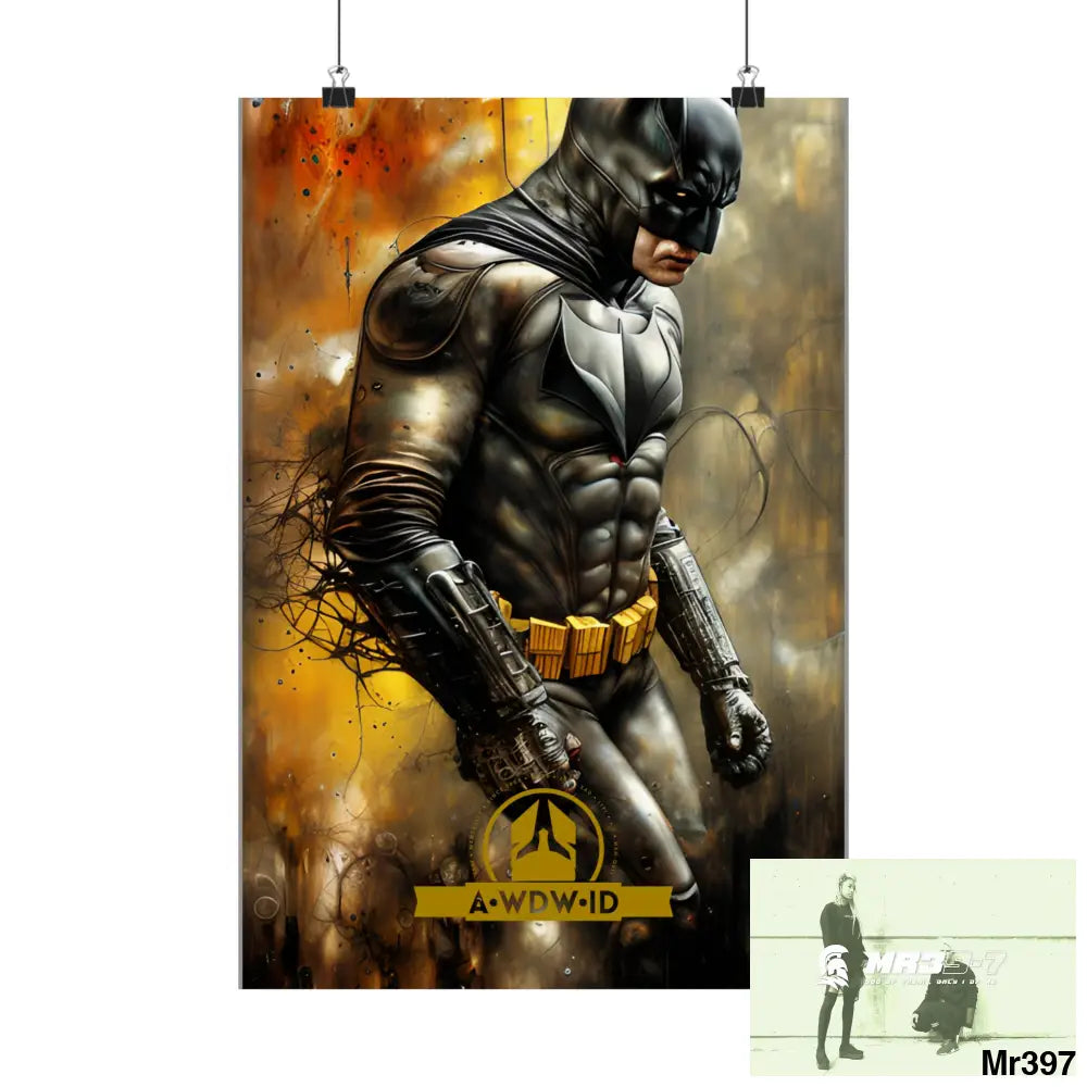 A Who Dares Wins ID RSF Super Resolution Batpain Steampunk Graphic Matte Vertical Posters Poster