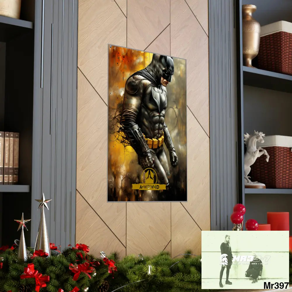 A Who Dares Wins ID RSF Super Resolution Batpain Steampunk Graphic Matte Vertical Posters Poster
