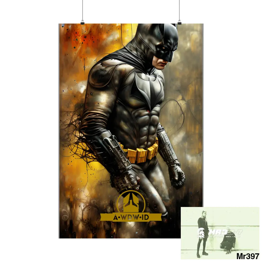 A Who Dares Wins ID RSF Super Resolution Batpain Steampunk Graphic Matte Vertical Posters Poster