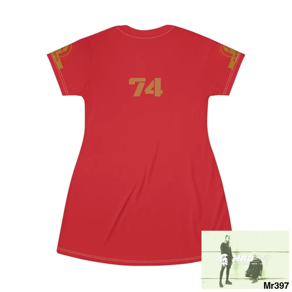 A Who Dares Wins ID RSF T-Shirt Dress (AOP) All Over Prints