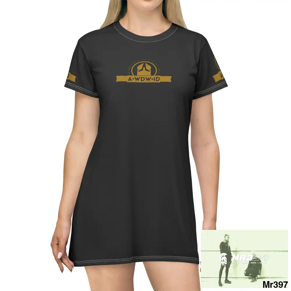 A Who Dares Wins ID RSF T-Shirt Dress (AOP) All Over Prints