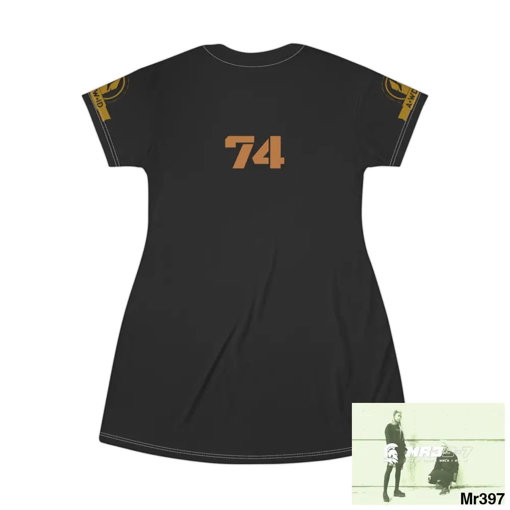 A Who Dares Wins ID RSF T-Shirt Dress (AOP) All Over Prints