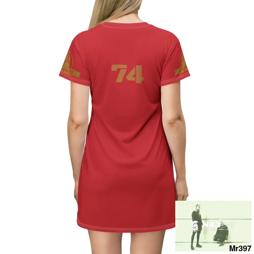 A Who Dares Wins ID RSF T-Shirt Dress (AOP) All Over Prints