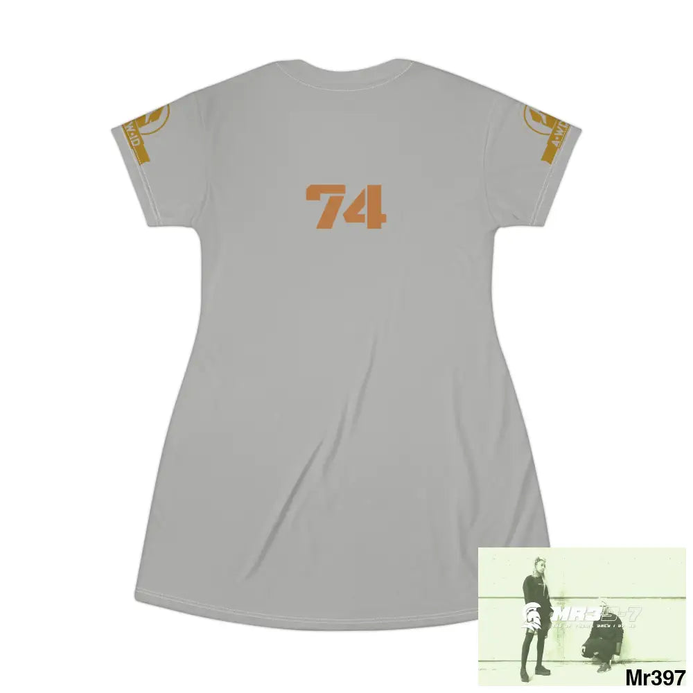 A Who Dares Wins ID RSF T-Shirt Dress (AOP) All Over Prints