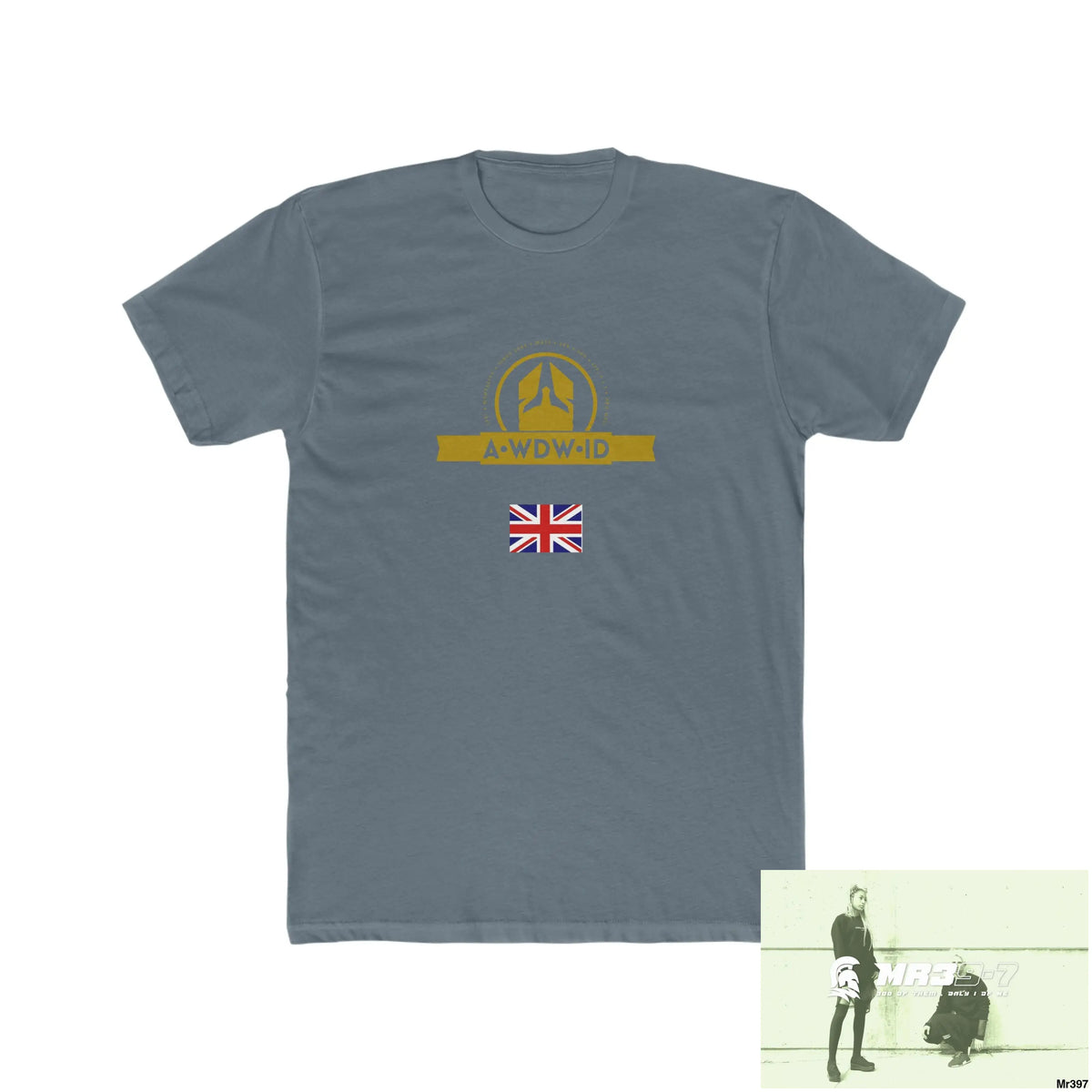 A Who Dares Wins ID RSF Telford & Wrekin -My home 2018 - Men’s Cotton Crew Tee Solid Indigo / S T-Shirt