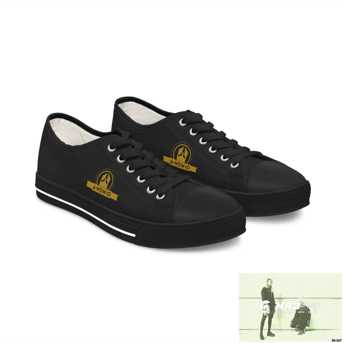 A Who Dares Wins ID Women’s Low Top Sneakers US 5.5 / Black sole Shoes