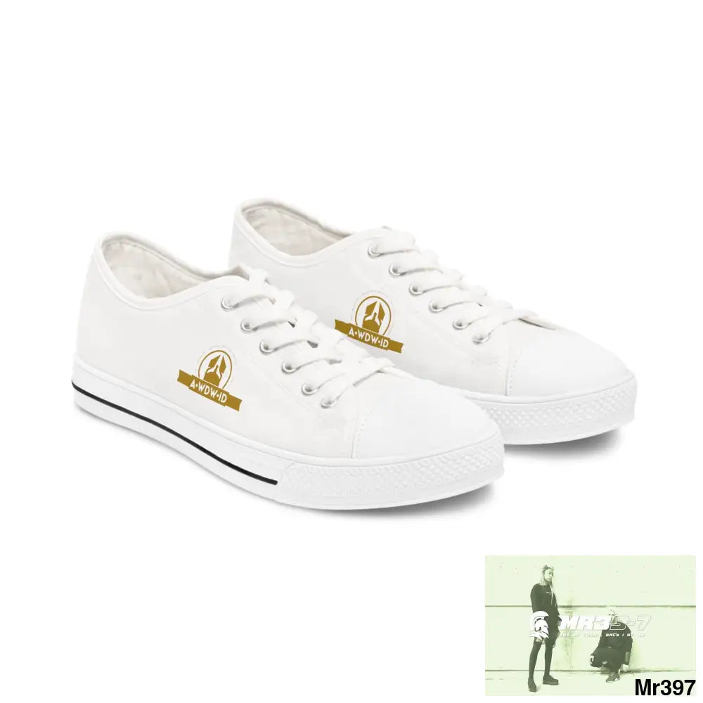 A Who Dares Wins ID Women’s Low Top Sneakers US 5.5 / White sole Shoes