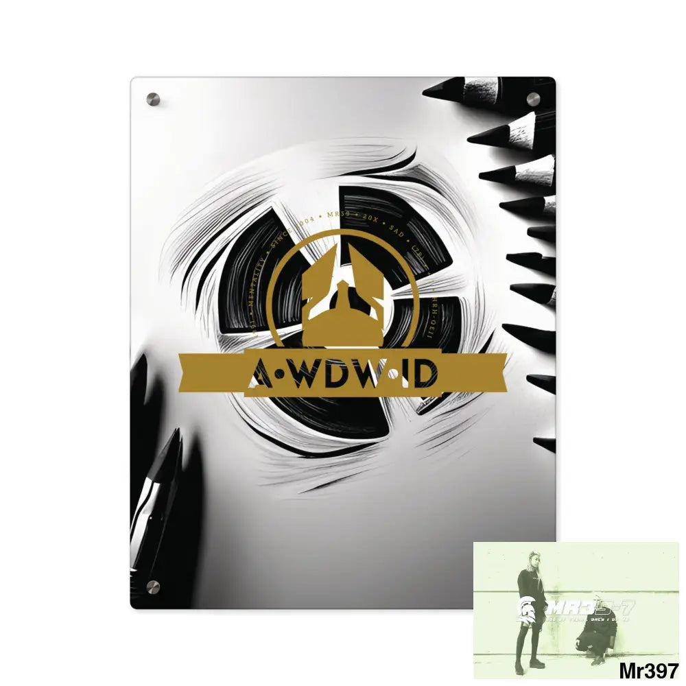 A Who Dares Wins in blind 2014 (ID) RSF Military G Radiation blast Acrylic Wall Art Panels 16″ x 20″ (Vertical)