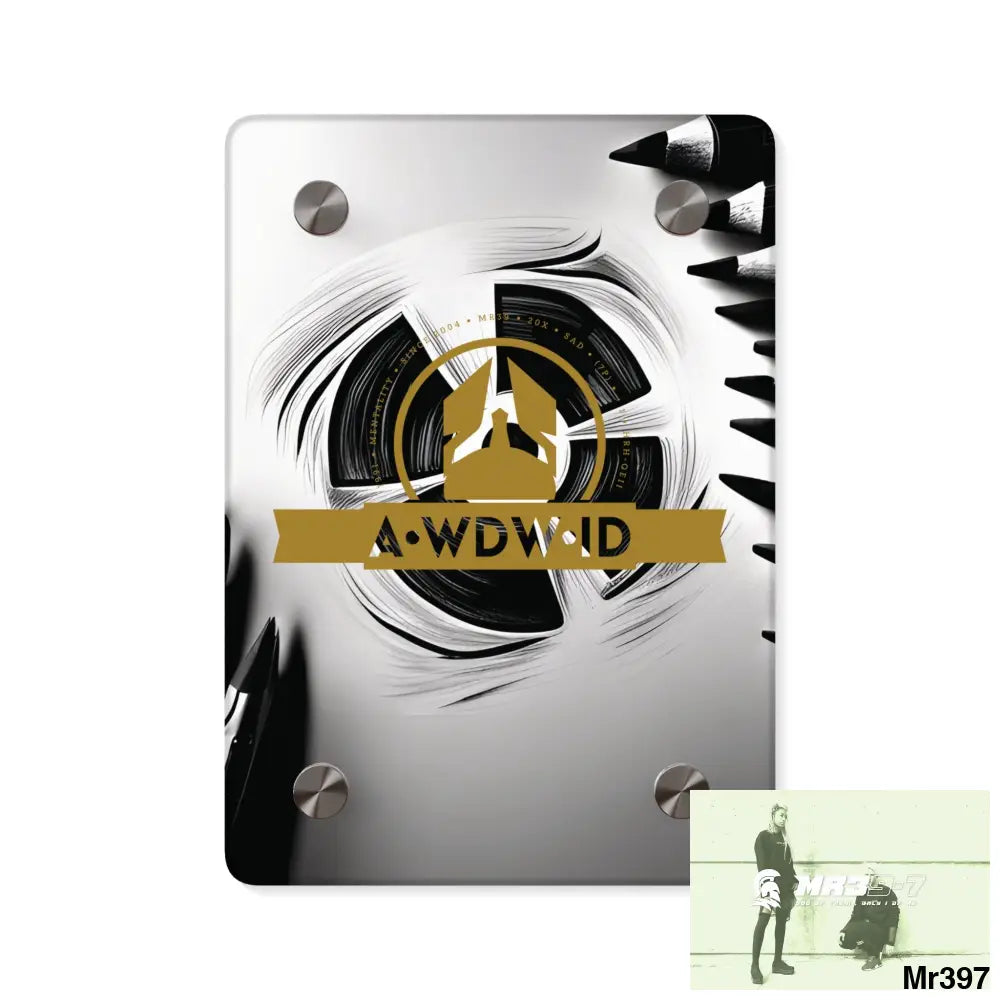 A Who Dares Wins in blind 2014 (ID) RSF Military G Radiation blast Acrylic Wall Art Panels 5’’ x 7’’ (Vertical)