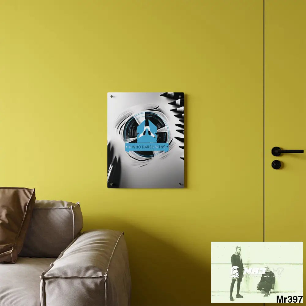 A Who Dares Wins in blind 2014 Military G Radiation blast Acrylic Wall Art Panels Home Decor
