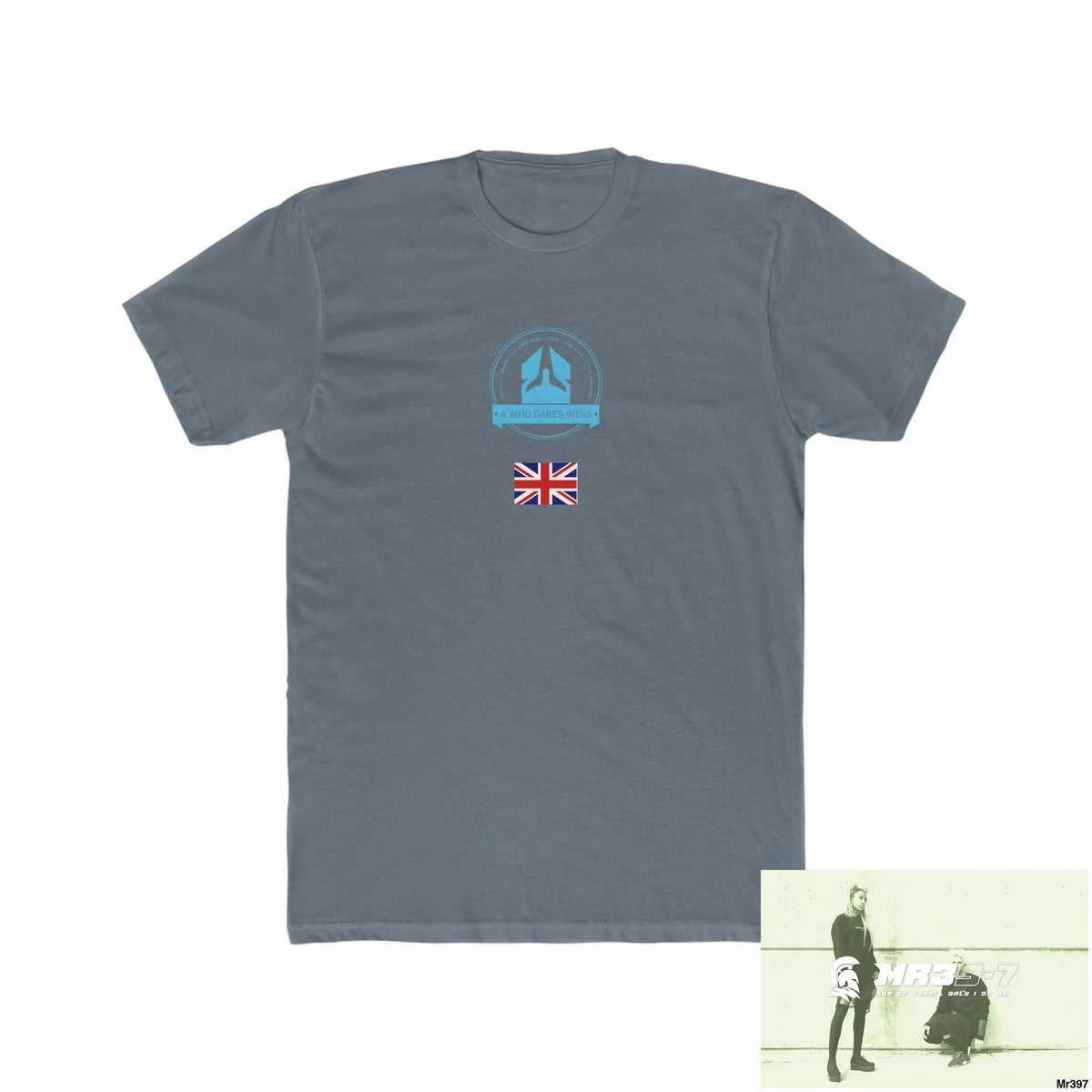 A Who Dares Wins Kenya 2015 Men’s Cotton Crew Tee Solid Indigo / S T-Shirt