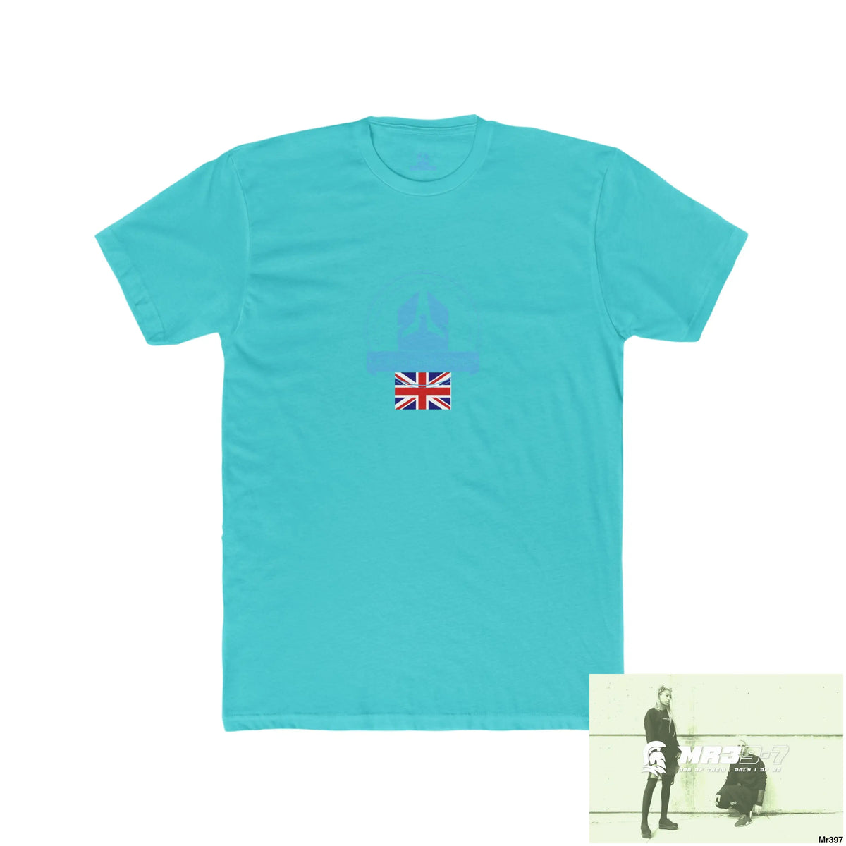 A Who Dares Wins Kenya 2015 Mutatu OCG Terrorism Men’s Cotton Crew Tee Solid Tahiti Blue / S T-Shirt
