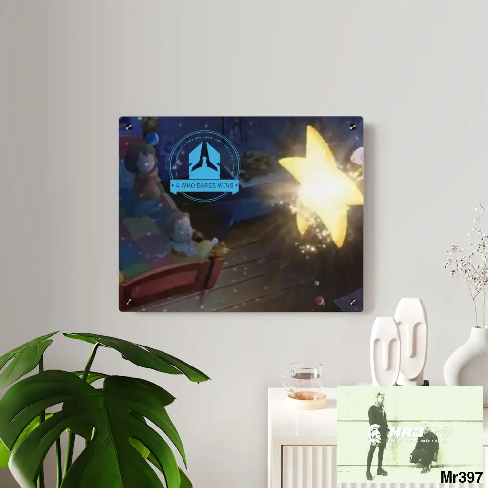 A Who Dares Wins Laura’s Star Acrylic Wall Art Panels Home Decor