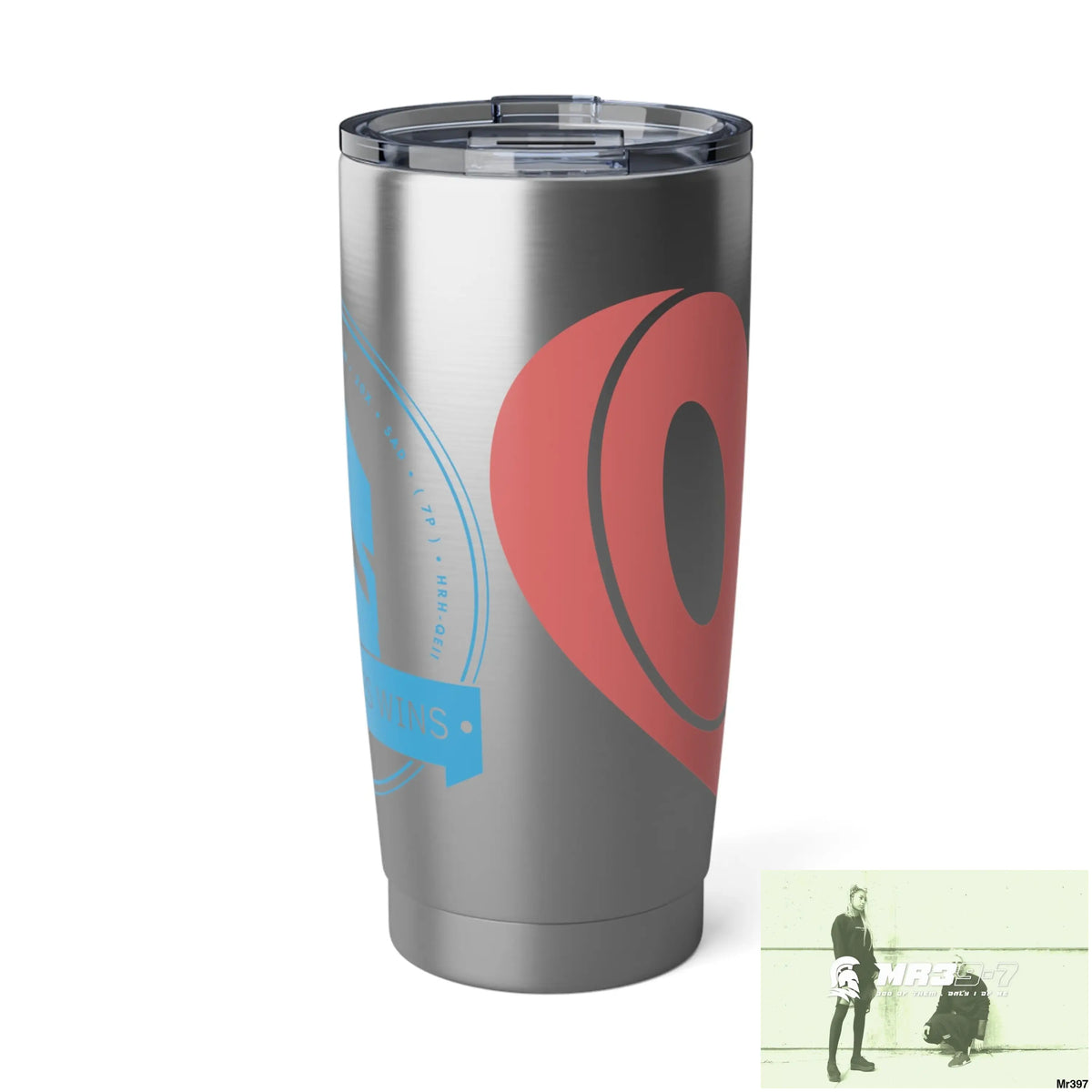 A Who Dares Wins Love Vagabond 20oz Tumbler 20oz / Silver Mug