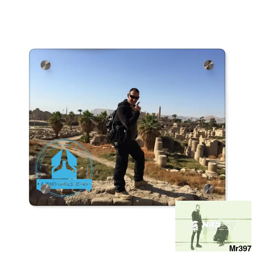 A Who Dares Wins Luxor Temples heading to Kenya • Acrylic Wall Art Panels 10″ x 8″ (Horizontal) / 0.25’’ Home Decor
