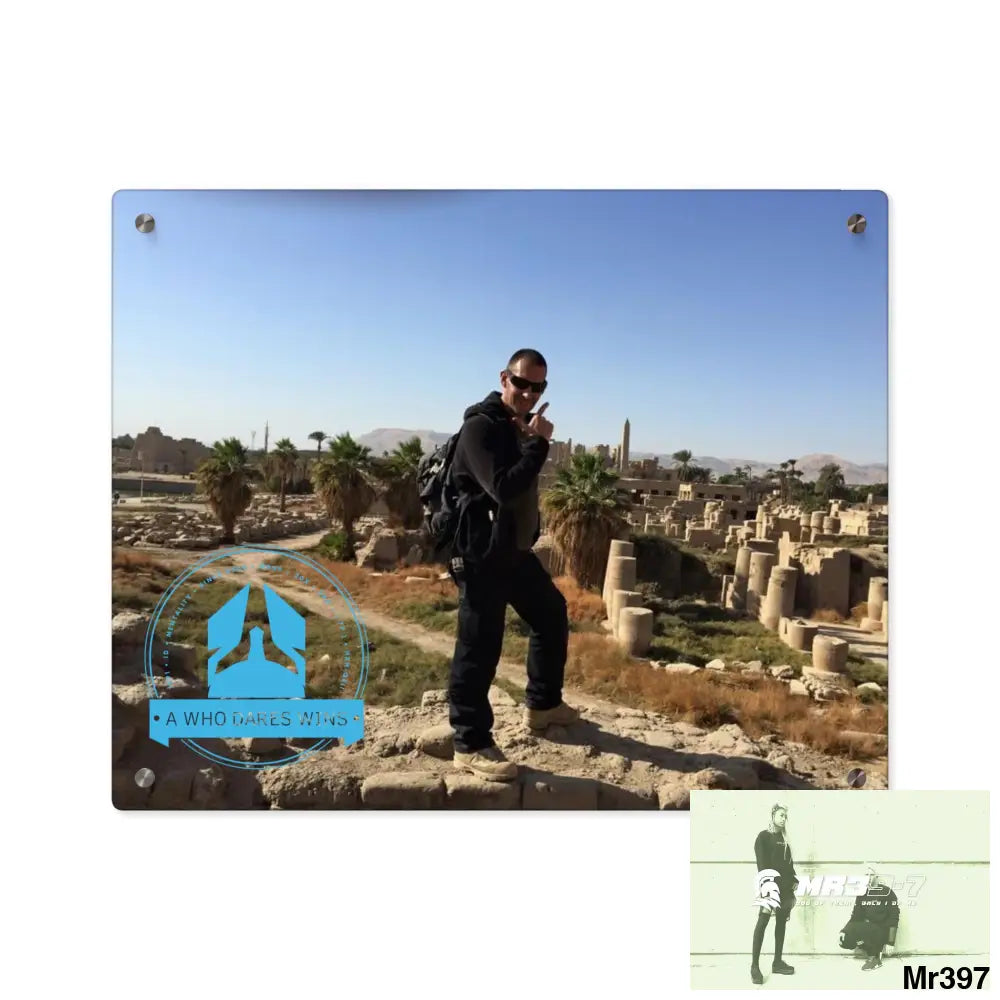 A Who Dares Wins Luxor Temples heading to Kenya • Acrylic Wall Art Panels 20″ x 16″ (Horizontal) / 0.25’’ Home Decor
