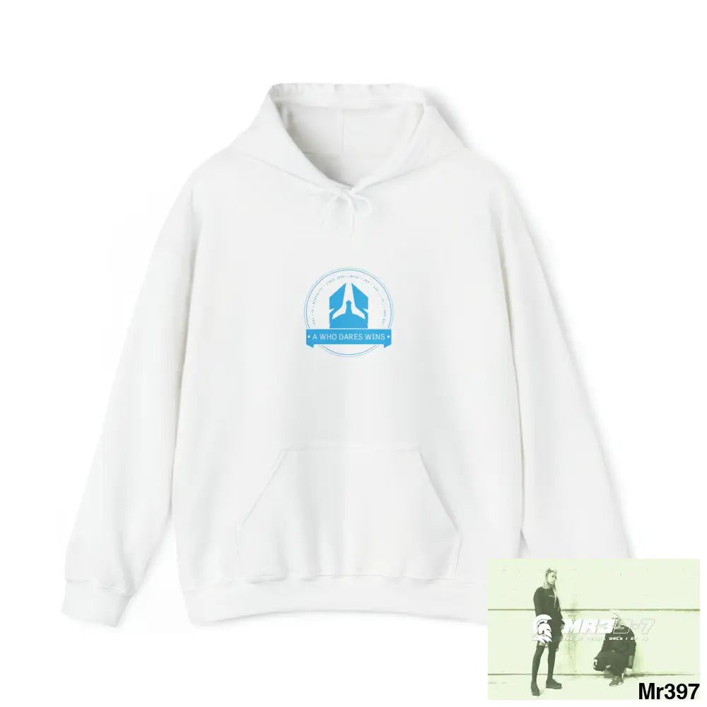 A Who Dares Wins My planned Death 2001-23 Barmouth X Thailand Heavy Blend™ Hooded Sweatshirt White / S Hoodie