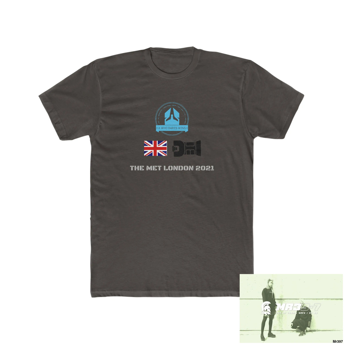 A Who Dares Wins One flew over the Redwoods Centre - Men’s Cotton Crew Tee Solid Dark Chocolate / S T-Shirt