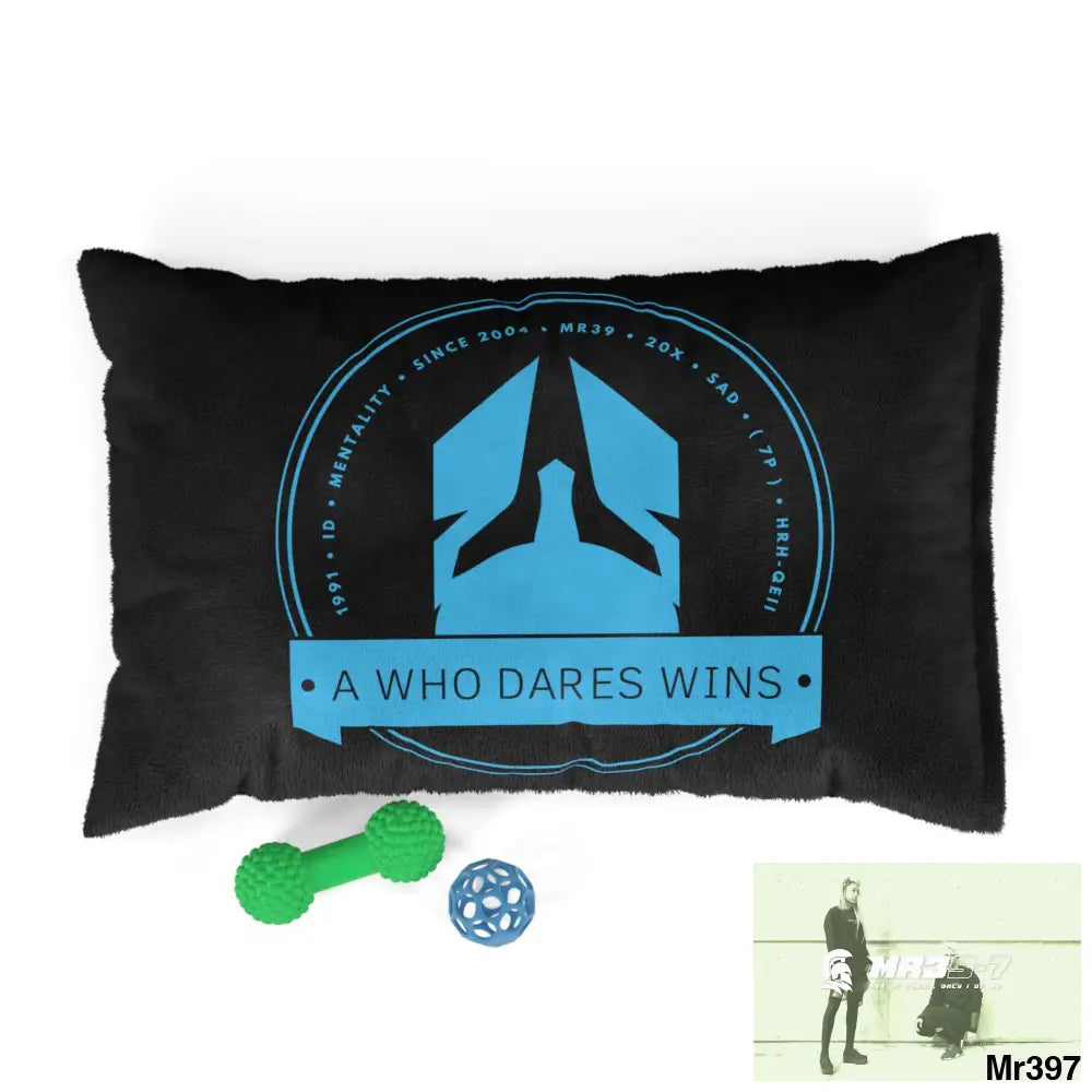 A Who Dares Wins Pet Bed 28’’ × 18’’ Pets