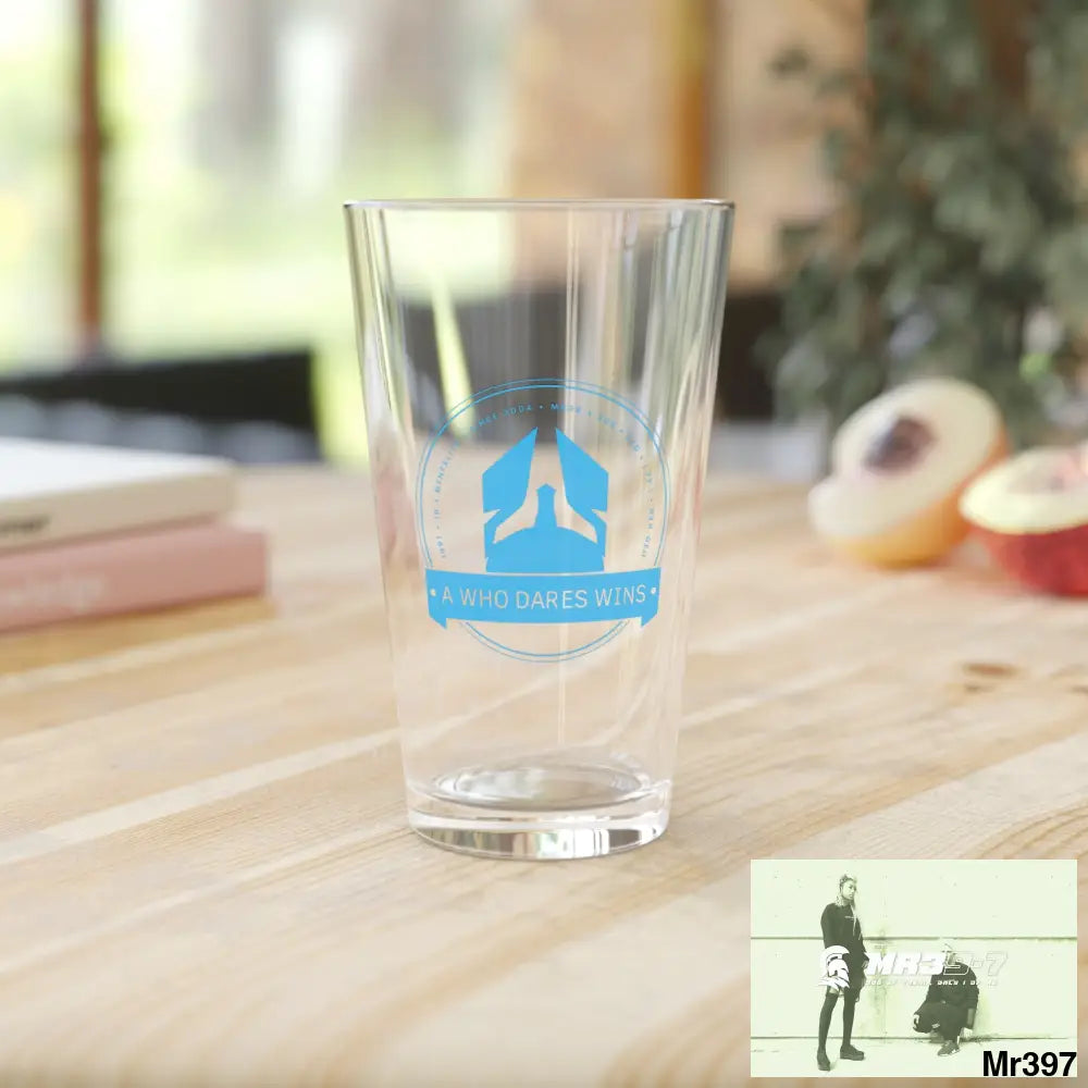 A Who Dares Wins Pint Glass 16oz 16oz Mug