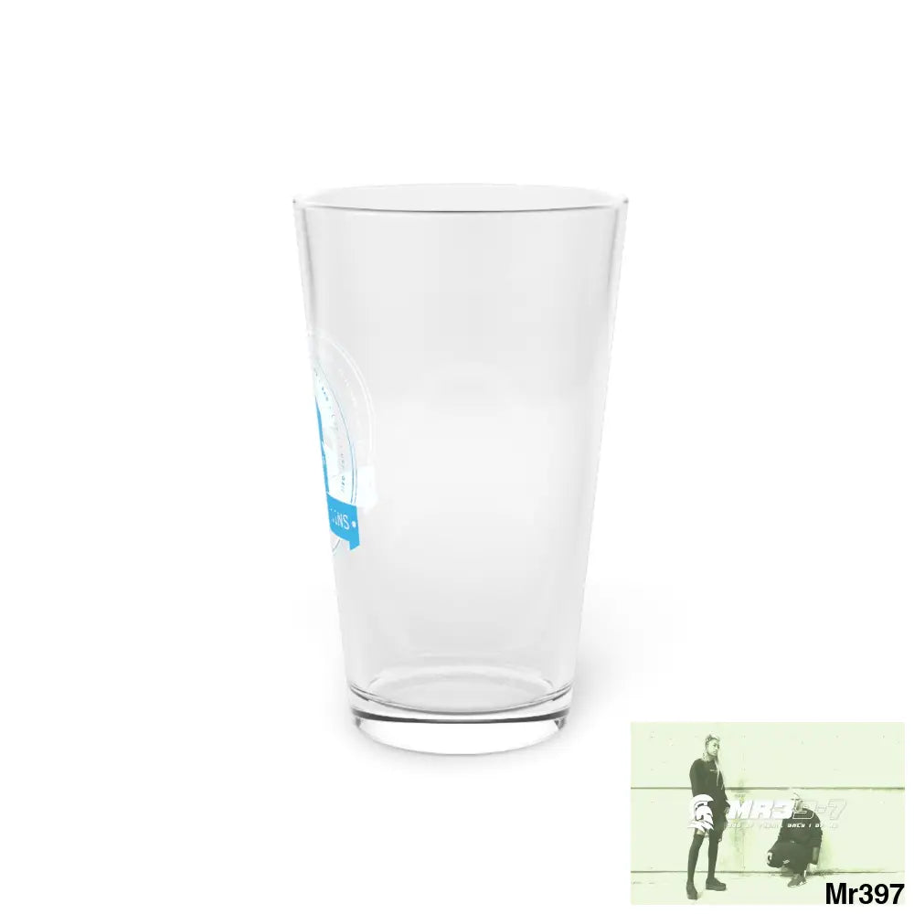 A Who Dares Wins Pint Glass 16oz 16oz Mug